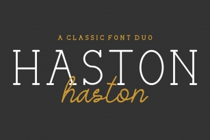 HASTON Font Download