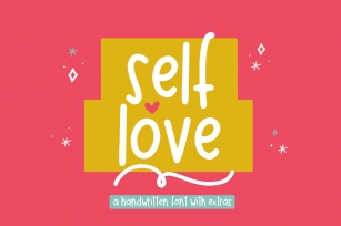 Self Love - A Fun Font with Doodles! Font Download