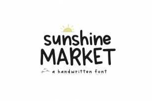 Sunshine Market - A Handwritten Font Font Download
