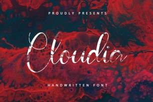 Cloudia - Handwritten Font Font Download