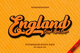England Script Font Download