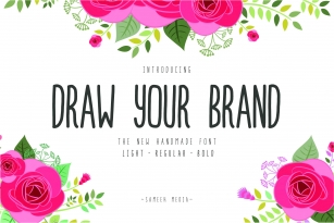 HURRY!! Draw Your Brand Handmade Font Download