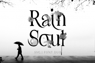 Rain Soul. SVG Font. Font Download
