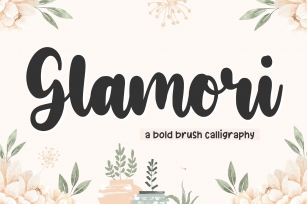 Glamori Bold Brush Calligraphy Font Font Download