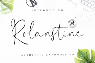 Rolanstine Authentic Signature Font Download
