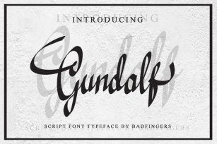 Gundalf font Font Download
