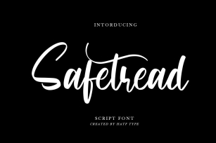Safetread - Script Font Font Download