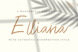 Elliana - Handwritten Script Font Download