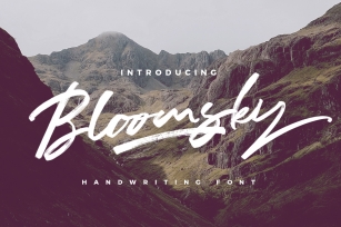 Bloomsky Font Download