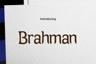 Brahman Font Download