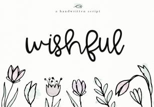 Wishful - Bold Handwritten Script Font Download