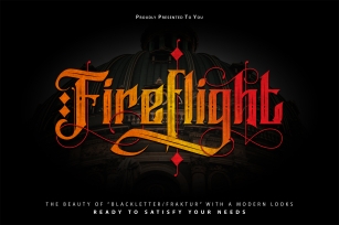 FireFlight | Blackletter Modern Font Font Download
