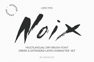 Noix Greek Dry Brush Font Font Download