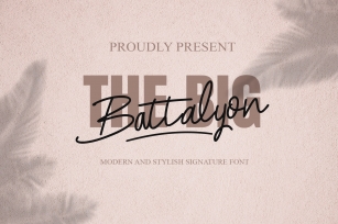 The Big Battalyon Font Download