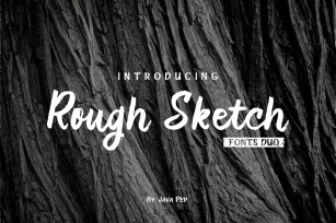 Rough Sketch - fonts duo Font Download