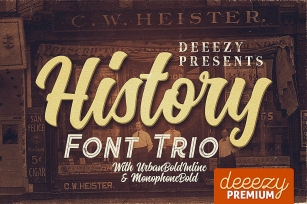 History Font Trio Font Download