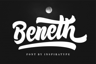 Beneth - Script Font Font Download