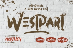 WESTPART - Brush Fonts Font Download