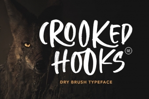 Crooked Hooks - Dry Brush Font Font Download