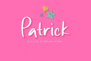 Patrick Cute Display Font Font Download