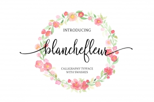 Blanchefleur Calligraphy Font Font Download