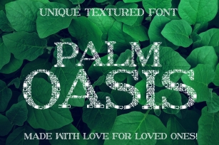Palm Oasis Font Download