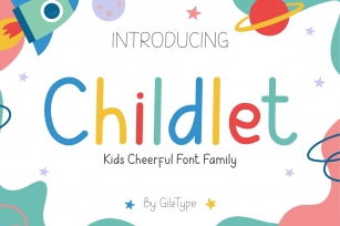 Childlet - Kids Cheerful Font Family Font Download
