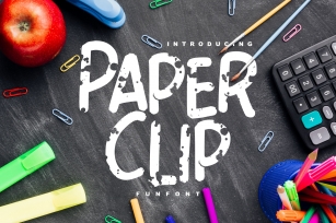 Paper Clip | Decorative Fun Font Font Download