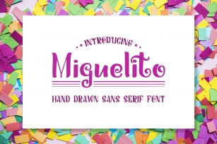 Miguelito - Hand Drawn Font Font Download