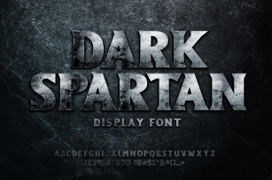 Dark Spartan Display Font Font Download