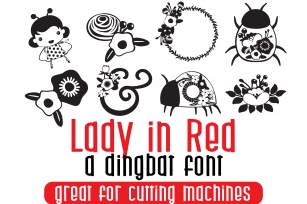 DB Lady in Red Font Download