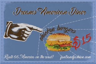 Dreams American Diner Font Download