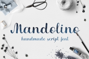 Mandolino - fun script font Font Download
