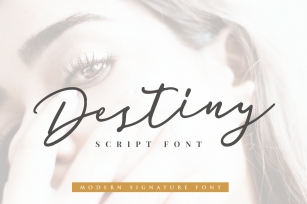 Destiny Signature Font Font Download