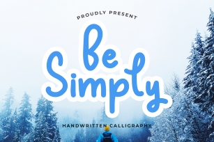 Be Simply Monoline Calligraphy Font Font Download