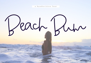 Beach Bum - Handwritten Script Font Font Download