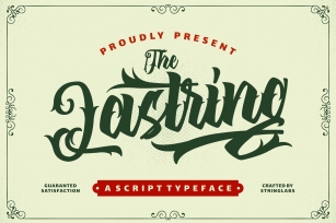 The Lastring - Tattoo Script Font Font Download