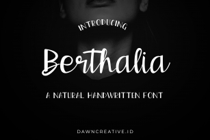 Berthalia Font Download