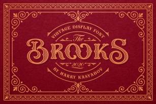 Brooks Vintage Font Font Download
