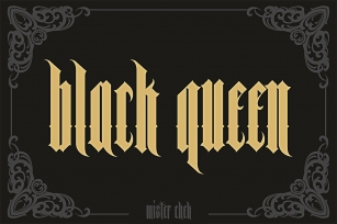 Black Queen Font Download