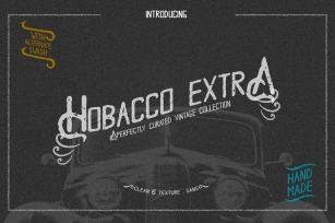 Hobacco Extra Vintage Type Font Download
