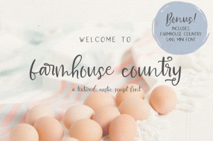 Farmhouse Country Rustic Cursive Font Font Download