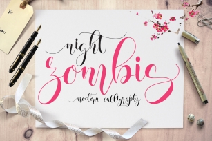Zombis night Font Download
