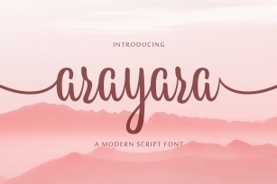 Arayara Script Font Font Download