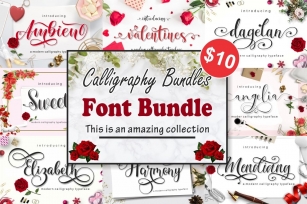 calligraphy font bundles Font Download