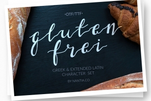 Gluten Frei Multilingual Script Font Font Download