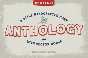 Anthology - Two Style & Vector Bonus Font Download