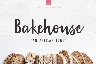 Bakehouse script font Font Download