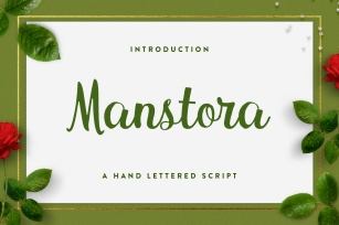 Manstora Script Font Download