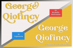 George Qiofincy Font Download